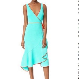 Diane Von Furstenberg turquoise dress